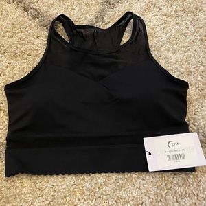 Black mesh all star bra